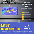 Custom Vinyl Banner by EKSPRINT, 13OZ Banners and Signs Customize for Indoor and Outdoor, Custom banner | Banners