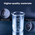 10ml 50ml 100ml 250ml 500ml 1000ml Glass Beaker Set & 2Pcs Pasteur Pipettes