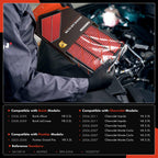 A-Premium 2-PC Pre-oiled Engine Air Filter Compatible with Chevrolet