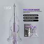 Cartridge Needles, 20pcs Mixed Sizes 3RL 5RL 5RM 7RM
