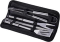 12-Pc Stainless Steel Grill Tool Set - Heavy Duty BBQ Utensils (Fork, Tongs, Skewers) for Gas Grills & Patio