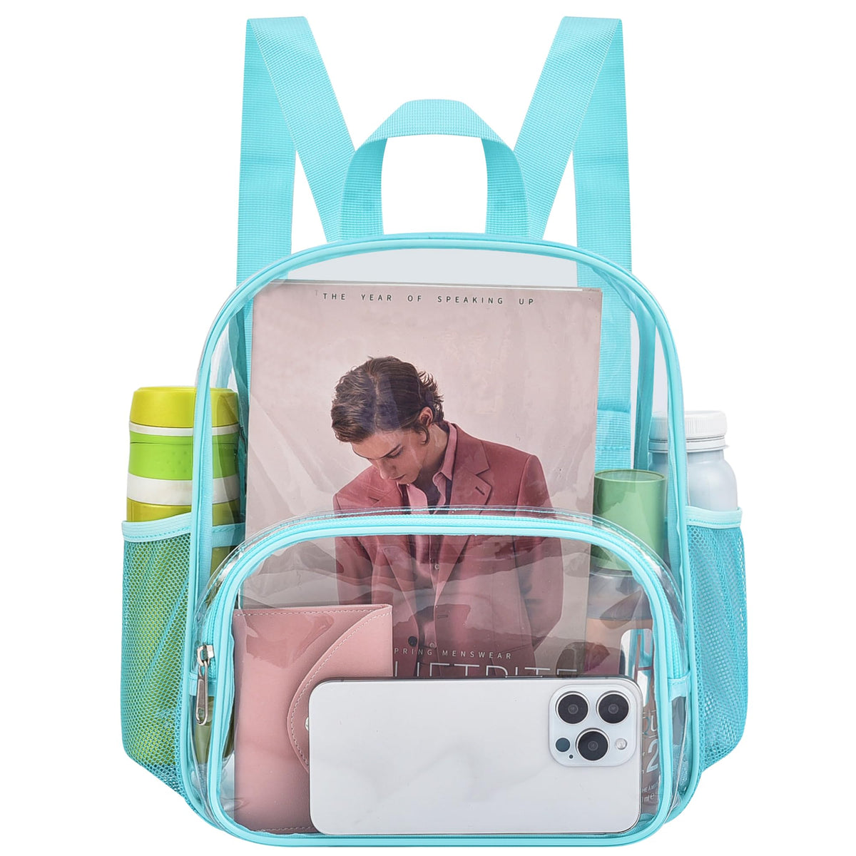 Clear Backpack for Stadium Events Stadium Approved Fashion Women Backpack