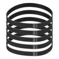 MECCANIXITY 280mm GT-2 Timing Belt 10mm Width 2mm Pitch Black 5pcs
