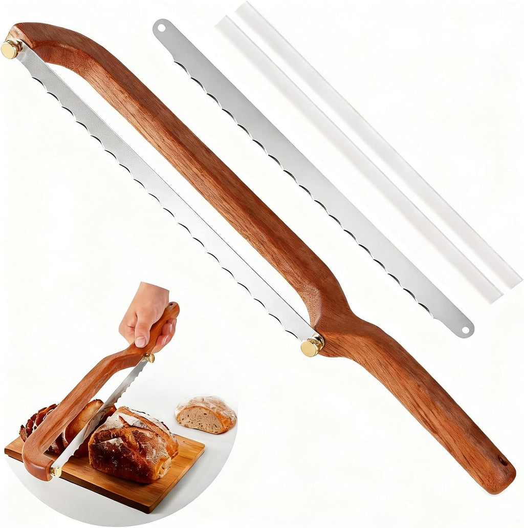 Sourdough Knife, Sourdough Bread Bow Knife, Bread Saw for Slicing Cutter