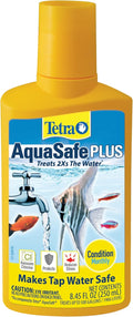 AquaSafe Plus Water Conditioner & Dechlorinator for Aquarium, 8.45 oz