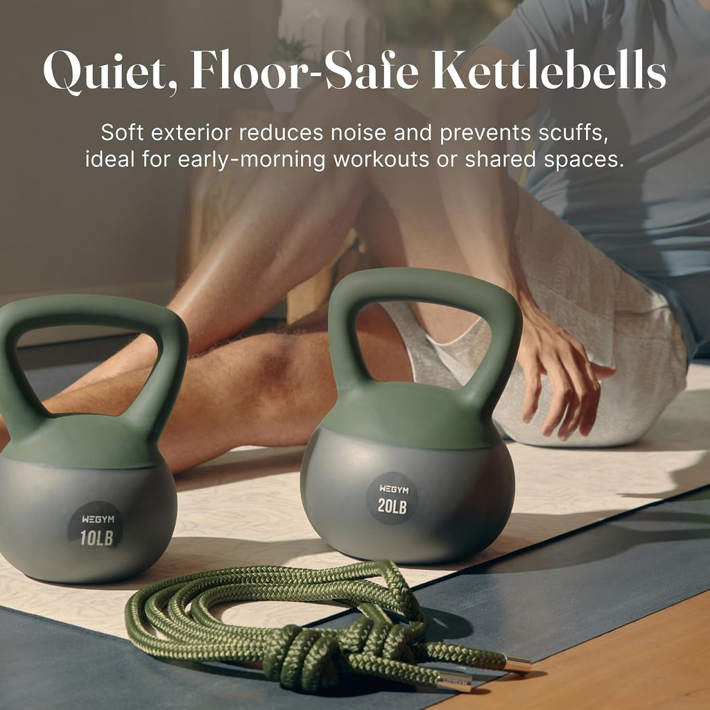 Soft Kettlebells and Kettlebell Sets for Home Strength Training