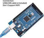 ELEGOO Mega 2560 R3 Board, ATmega2560, Compatible with Arduino, Blue