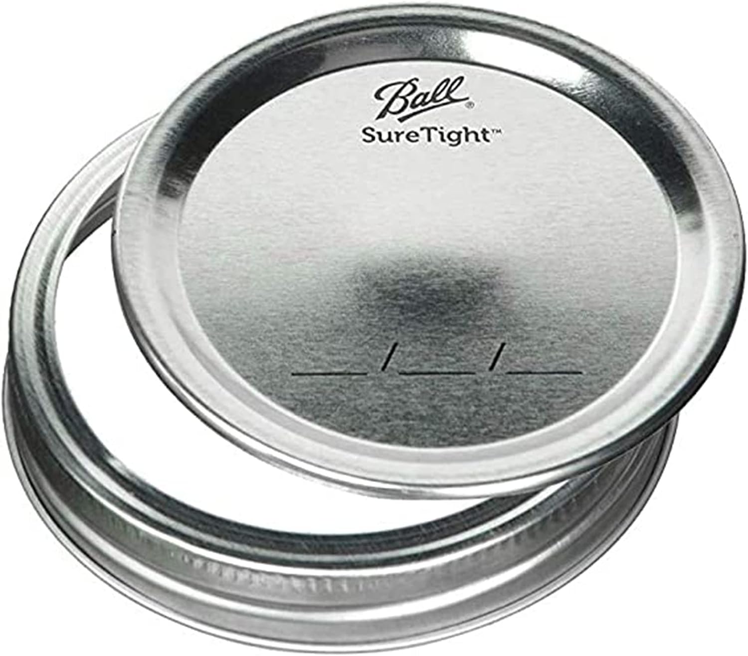 Ball Regular Mouth Lids and Bands - 12 Lids per Pack (2 Pack) - Fits Kerr Mason Jars + M.E.M Rubber Jar Opener Included