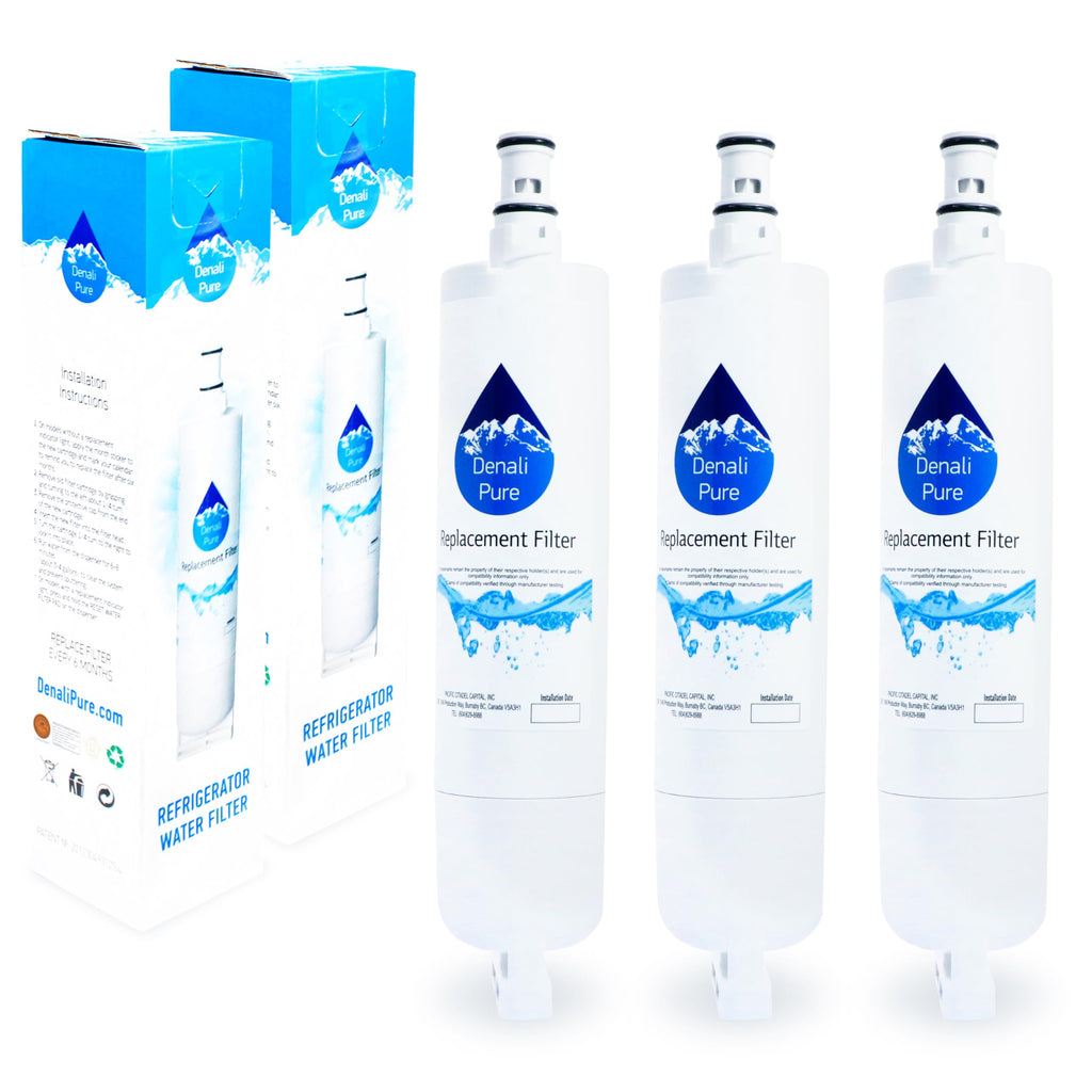3-Pack Replacement for Whirlpool ED5VHGXMB11 Refrigerator Water Filter