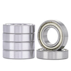 XIKE 6005ZZ Shielded Deep Groove Ball Bearings, 25x47x12 mm, 6-Pack