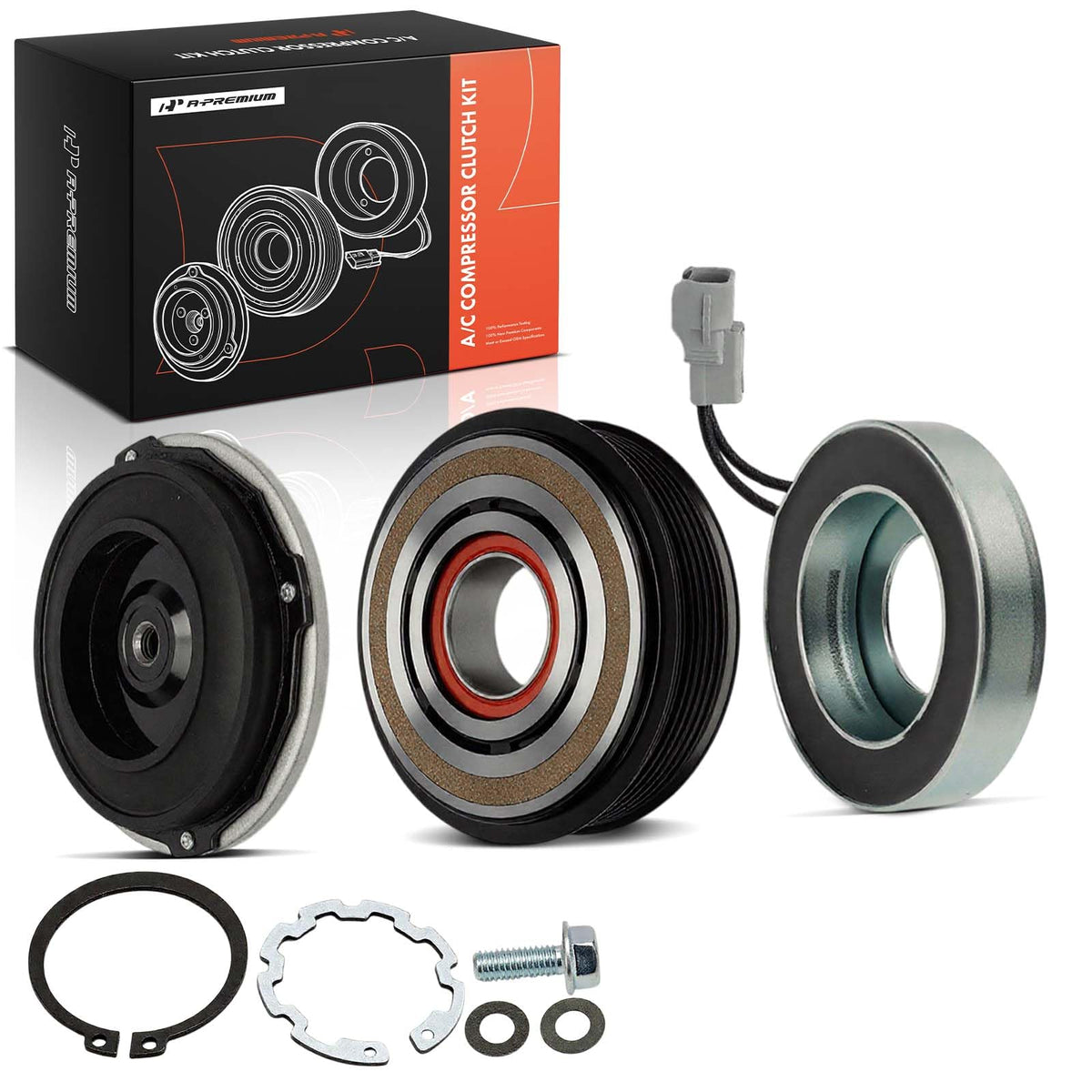 A-Premium Air Conditioner AC Compressor Clutch Kit