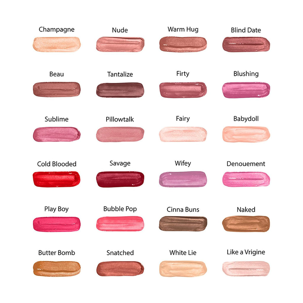 Butter Bomb Lip Gloss, High-Shine Non-Sticky Hydrating Plumping