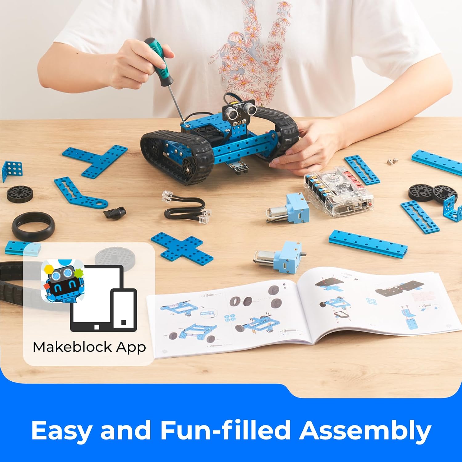 mBot Ranger 3 in 1 Coding Robot Building Kit for Kids Ages 10+ | Supports Scratch & Arduino Programming, Programmable