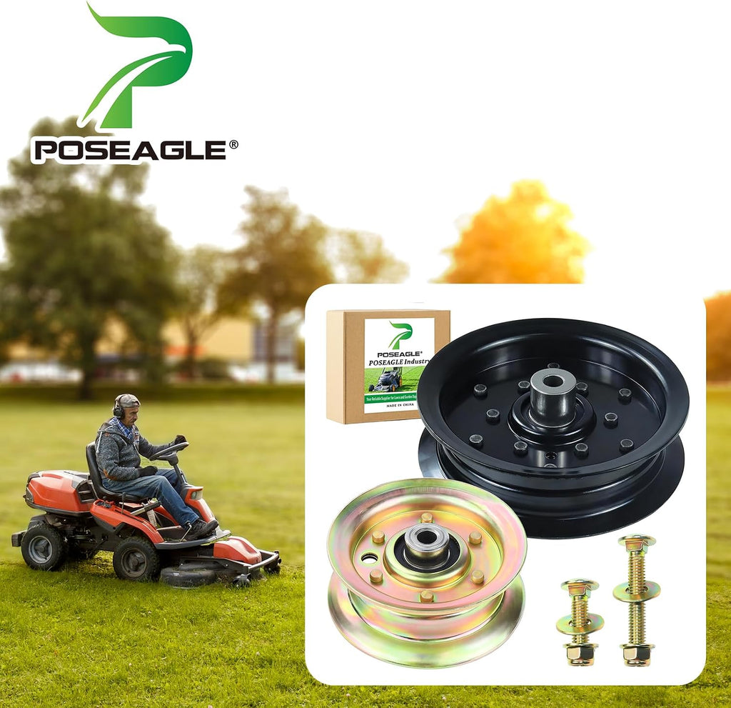 532196106 Idler Pulley with 532177968 Pulley for YTH22V46 Mowers