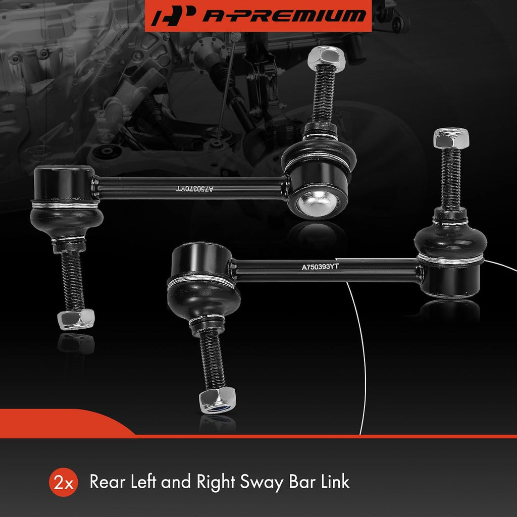 A-Premium Rear Sway Bar Link Stabilizer Bar Link, Compatible with Ford