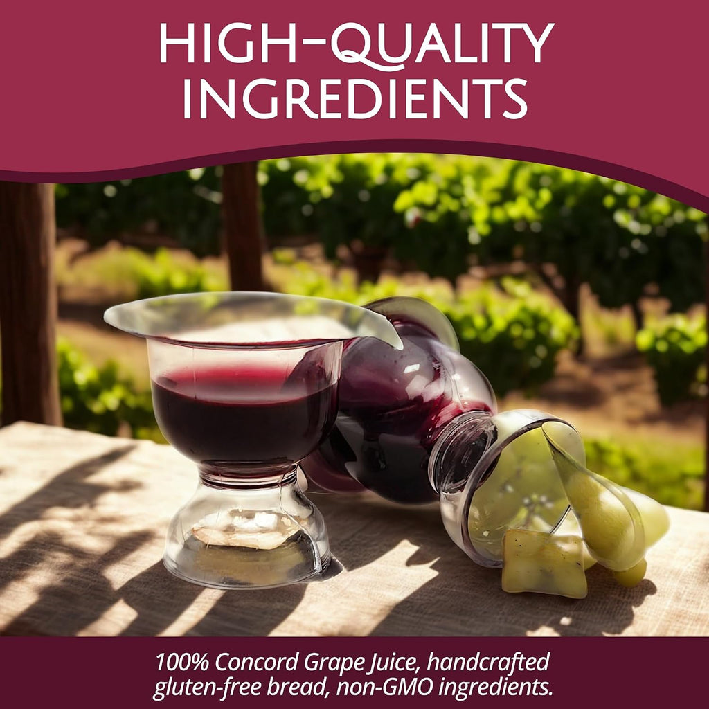 Chalice Gluten-Free Prefilled Communion Cups & Wafer Set (100 Ct)