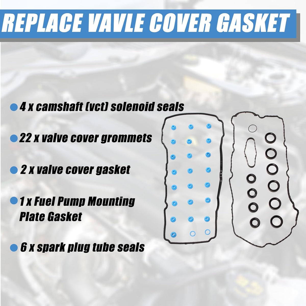 Fel-Pro VS50879R Valve Cover Gasket for Ford F-150 2013-2014