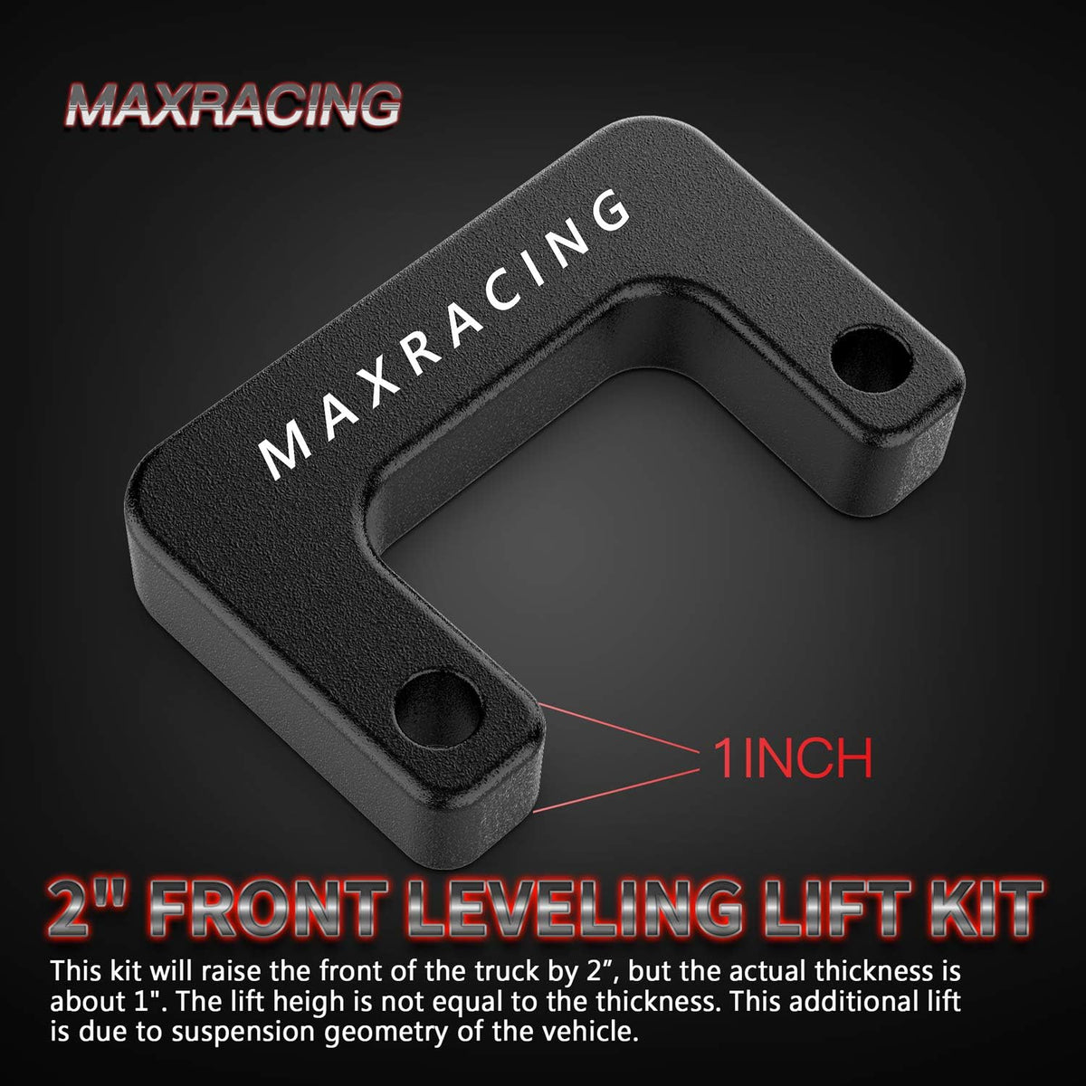 Maxracing 2" Leveling Kit Compatible with 2007-2026 Silverado Sierra 1500