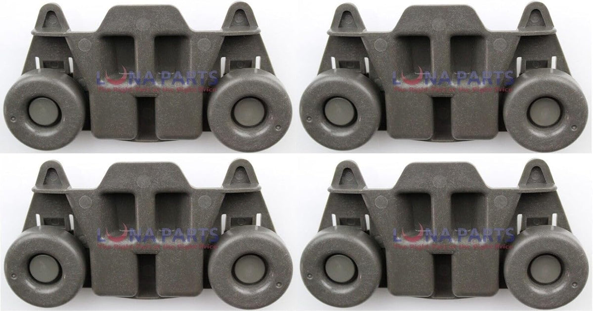 #US Replace Parts for KDTE234GPS0 for KitchenAid Dishwasher Lower Dishrack Rollers (4 Pack) (#acto060325-08736)