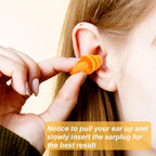 24 Pairs Ear Plugs Silicone Waterproof Reusable Earplugs, Vivid Colors