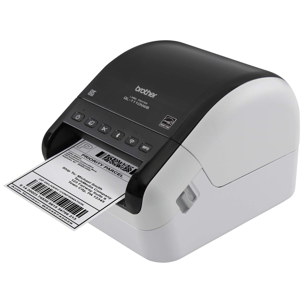 QL-1110NWB Wide Format, Shipping, Postage and Barcode Professional Thermal Label Printer with Wireless Connectivity