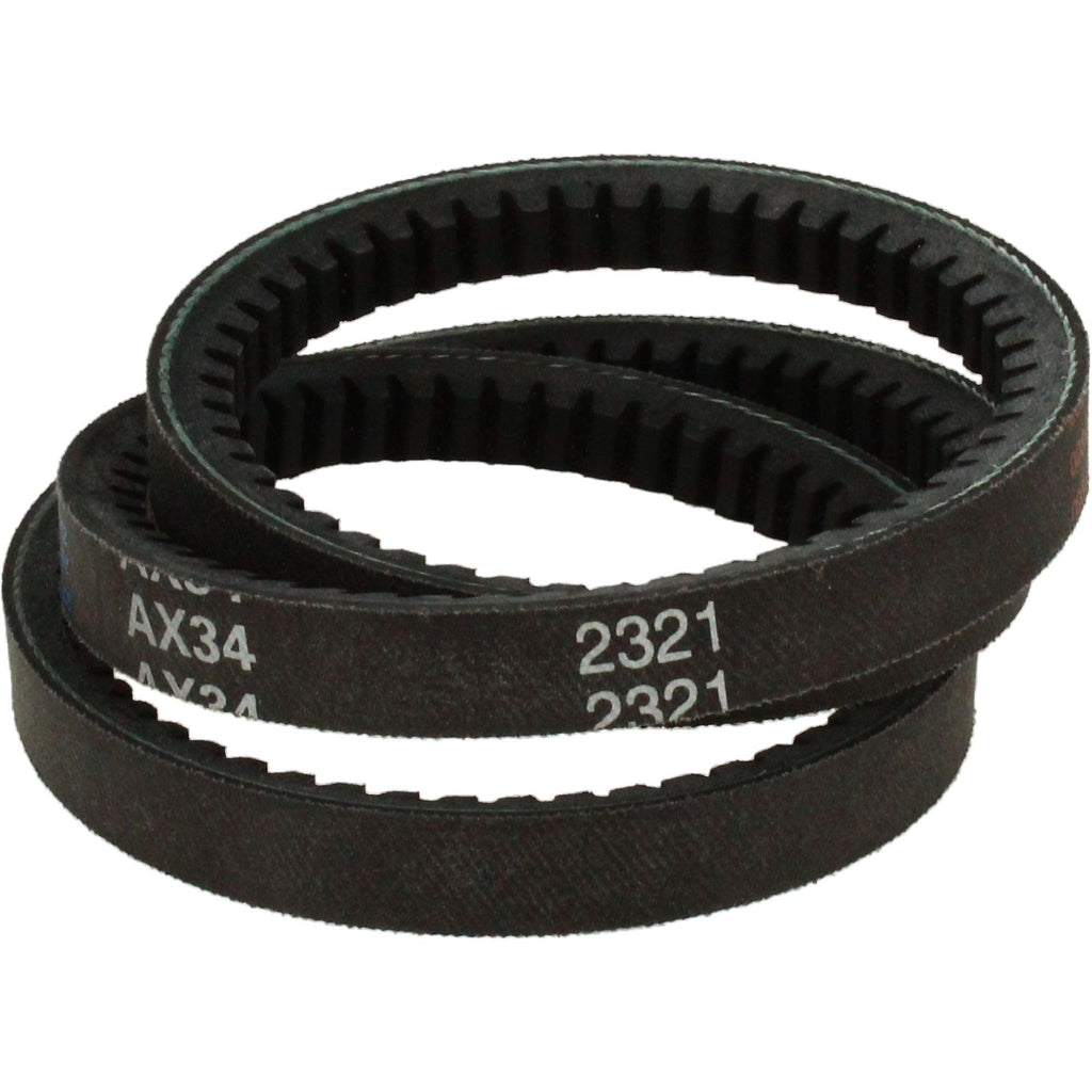 D&D PowerDrive AX34 V Belt, AX, Rubber, 1/2" x 36" OC