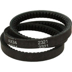 D&D PowerDrive AX34 V Belt, AX, Rubber, 1/2" x 36" OC