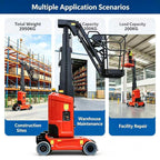 Electric Self-Propelled Vertical Mast Lift, 29.5ft Platform Height, 36ft Max Working Height, Compact Aerial Work