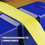 ANLULOAD Flatbed Edge Protector, Cargo Corner Protectors,Size:24＂x8＂x8＂.