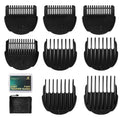 Hair Clipper Guards Guides 8pcs 0.02inch to 0.5Inch(0.5mm-12mm) Fits For Manspot Body Trimmer,Meridian Ball Trimmer