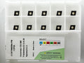 CCMT060204 Carbide Inserts for Steel CNC Lathe Turning, TiN Coated, 10pcs