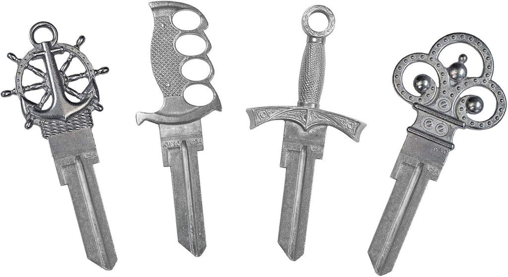 Forged House Key Blanks, Variety 4 Pack in KW1 (B300CK)