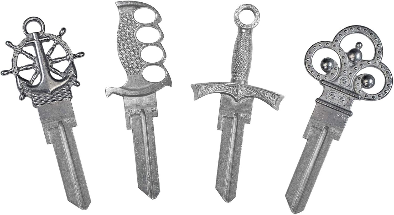 Forged House Key Blanks, Variety 4 Pack in KW1 (B300CK)
