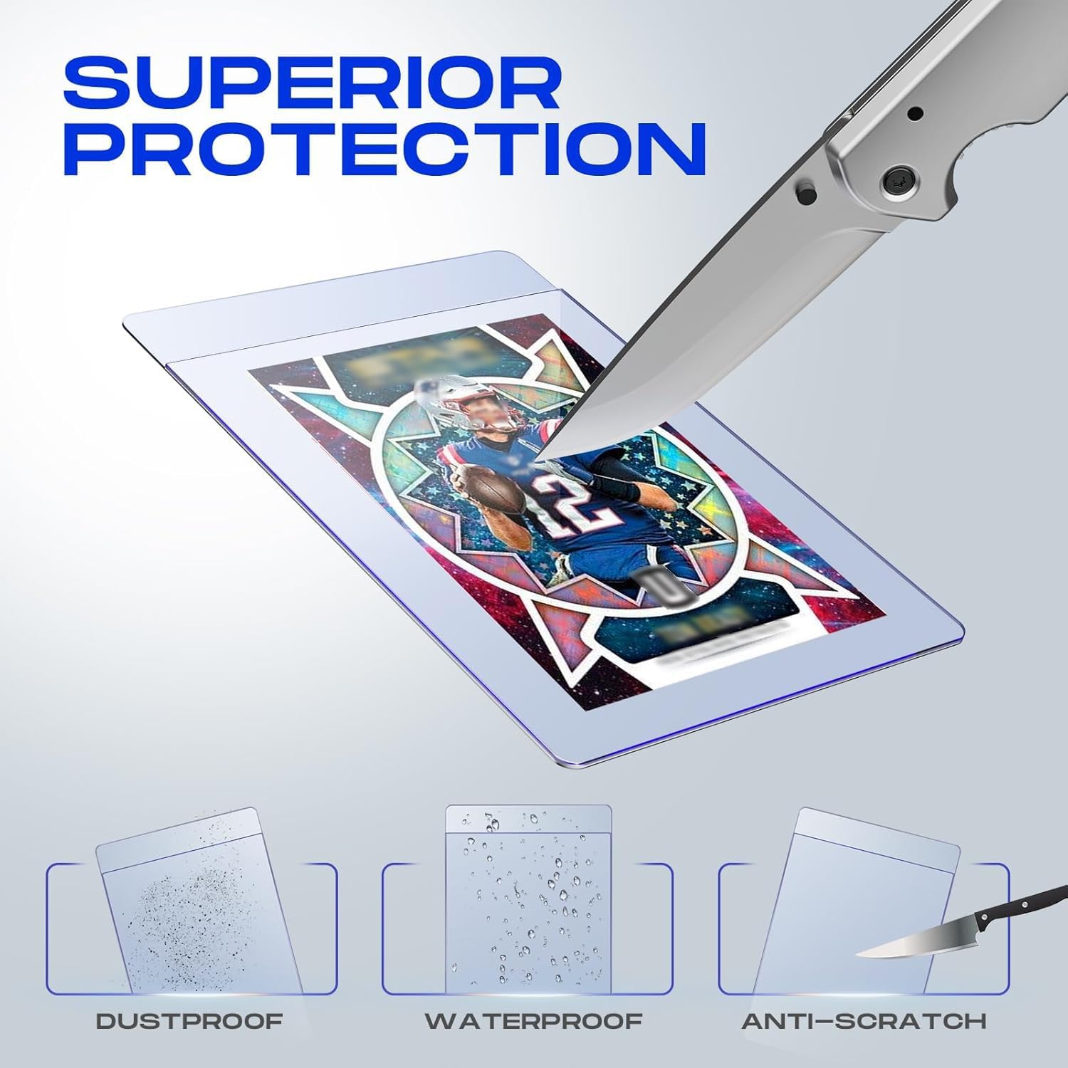 200ct Semi Rigid Card Holders & 200ct Soft Sleeves, for Grading Submissions | PSA, SGC, BGS, CSG Graded Card