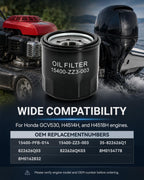 15400-ZZ3-003 Oil Filter for Honda GCV530 and Honda Outboard 8-60HP