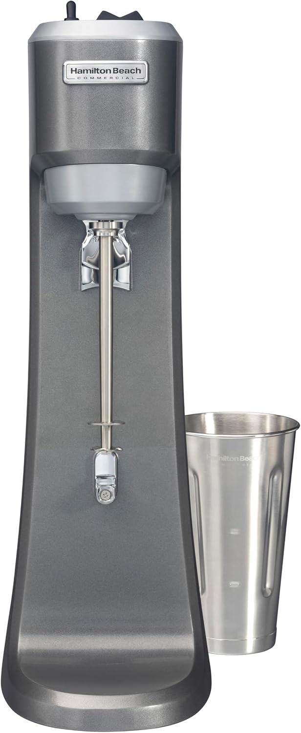 HMD200R Single-Spindle Drink Mixer, 3 Speed Universal Motor, Hands-Free Operation, NSF Certified
