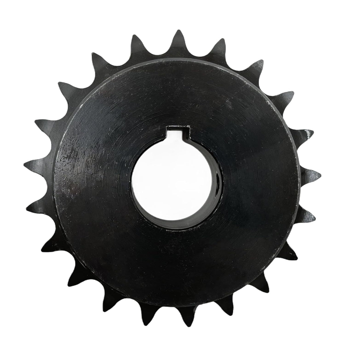 #40 Roller Chain Sprocket Type B 1 inch Bore 21 Tooth, Hardened Antirust 1045 Steel Drive Sprockets 40B21-1