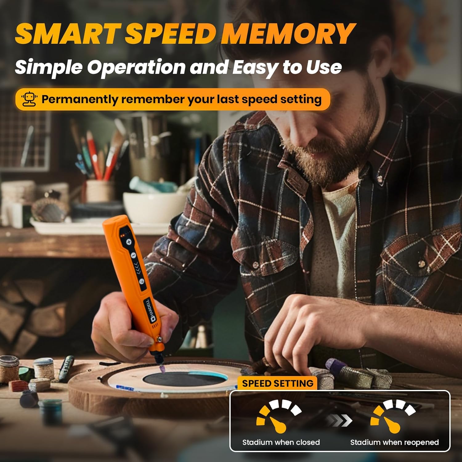 Mini Cordless Rotary Tool, 5-Speed and USB Charging Rotary Tool Kit with 69 Accessories, Multi-Purpose 3.7V Power