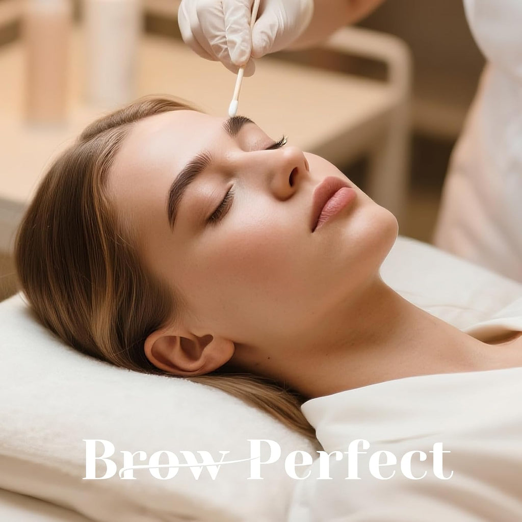 Brow Lamination Kit, Tube Design Instant Perm for Fuller & Thicker Eyebrows Salon Result lasts 4 weeks (with Liquid