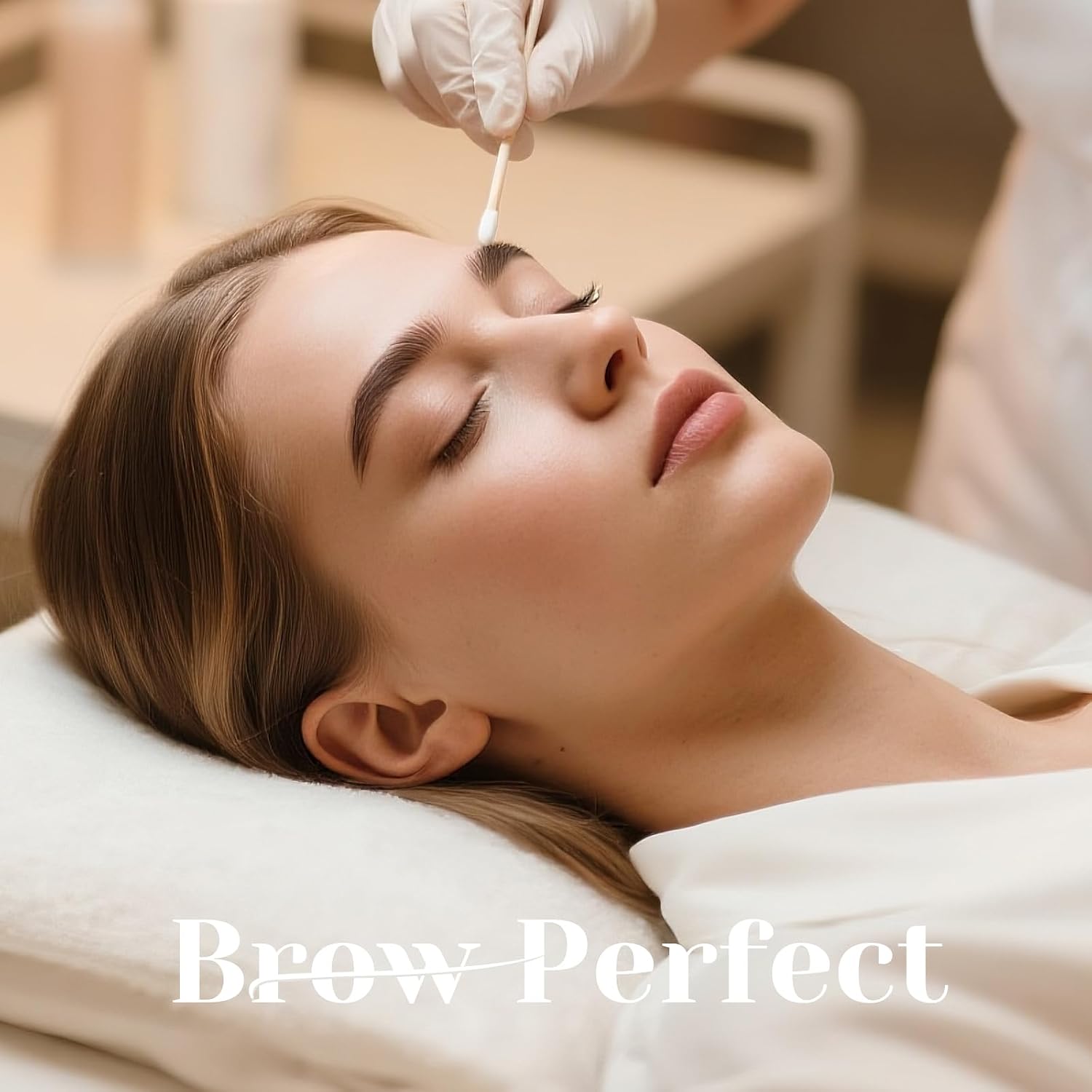 Brow Lamination Kit, Tube Design Instant Perm for Fuller & Thicker Eyebrows Salon Result lasts 4 weeks (with Liquid