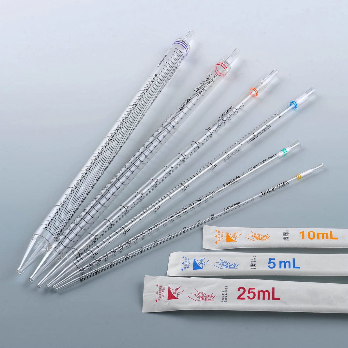 Serological Pipette - 25ml/Red,Individually Wrapped(Case of 50)