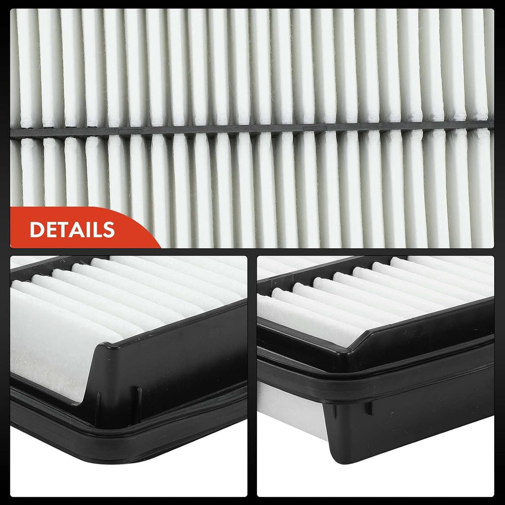 2-PC Engine & Cabin Air Filter with Activated Carbon Compatible with Honda Pilot 2016-2022, Passport 2019-2022