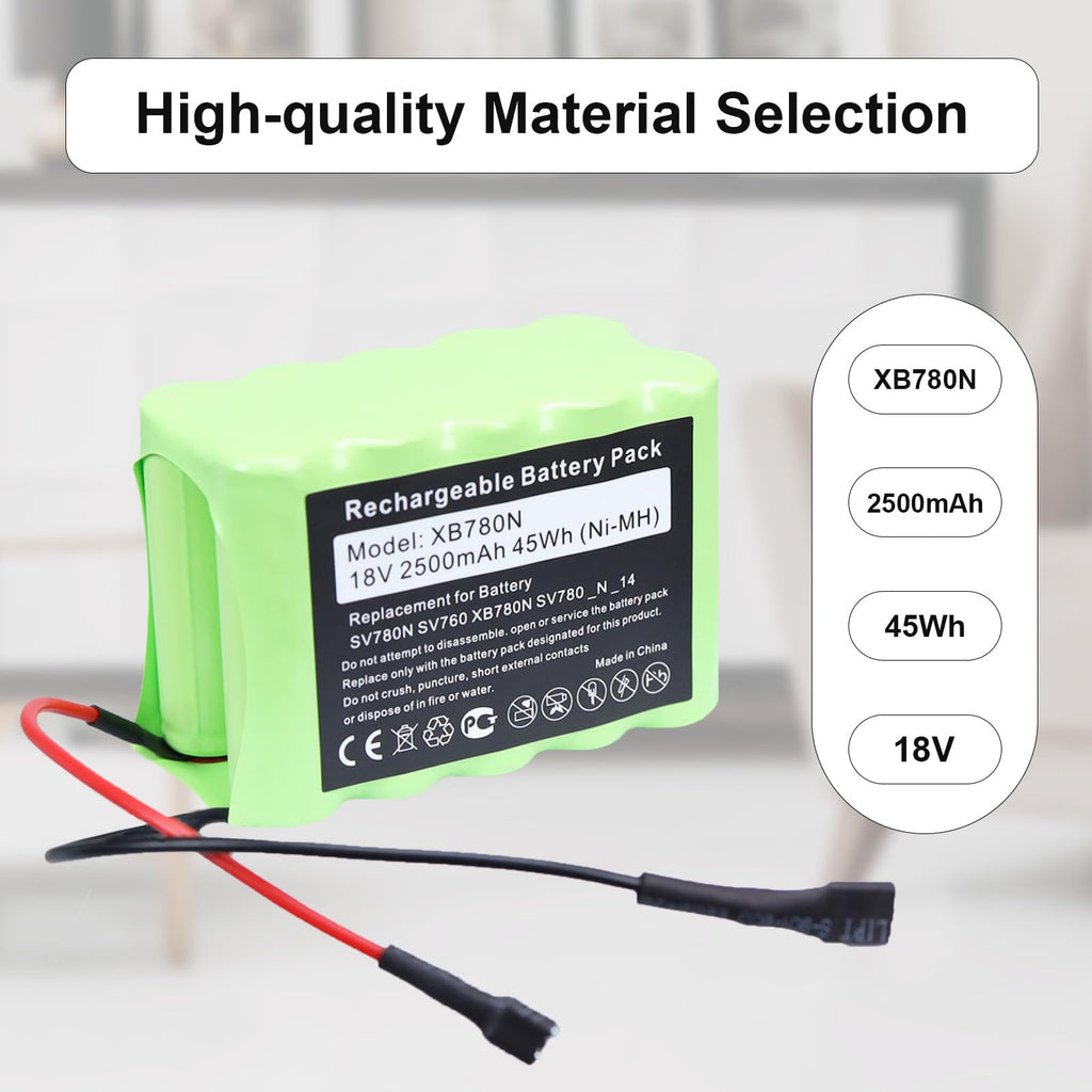 For Shark XB780N Replacement Battery - SV780 Battery Pack Replacement