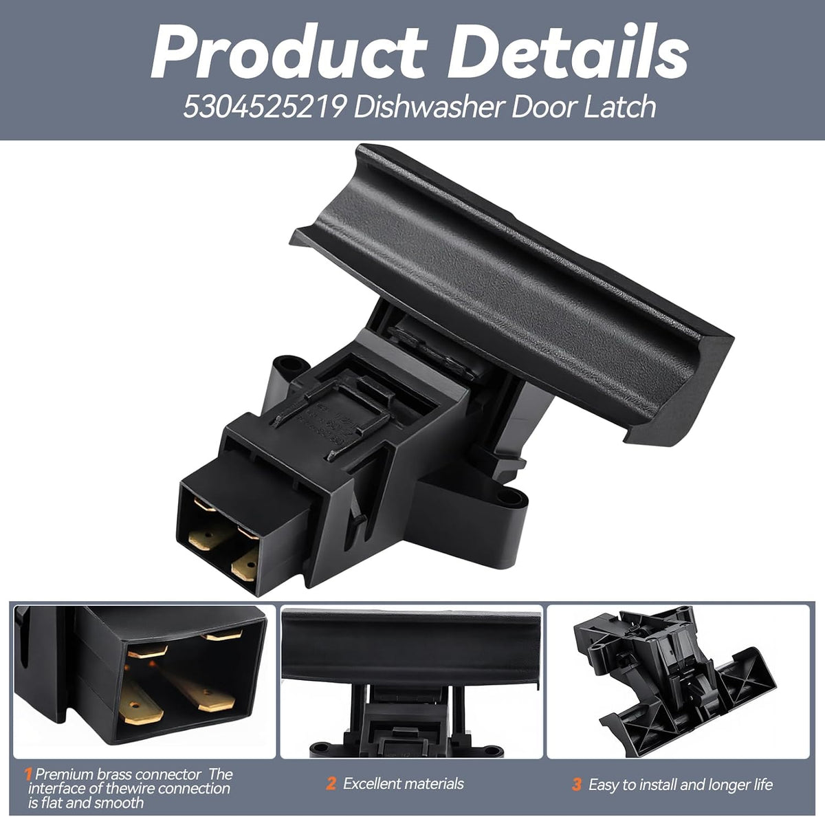 5304525219 Dishwasher Door Latch Assembly