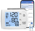 Blood Pressure Monitor Bluetooth Compatible for iOS & Android BP Machine 199x2 Readings Wrist Cuff 5.31-8.46 inch