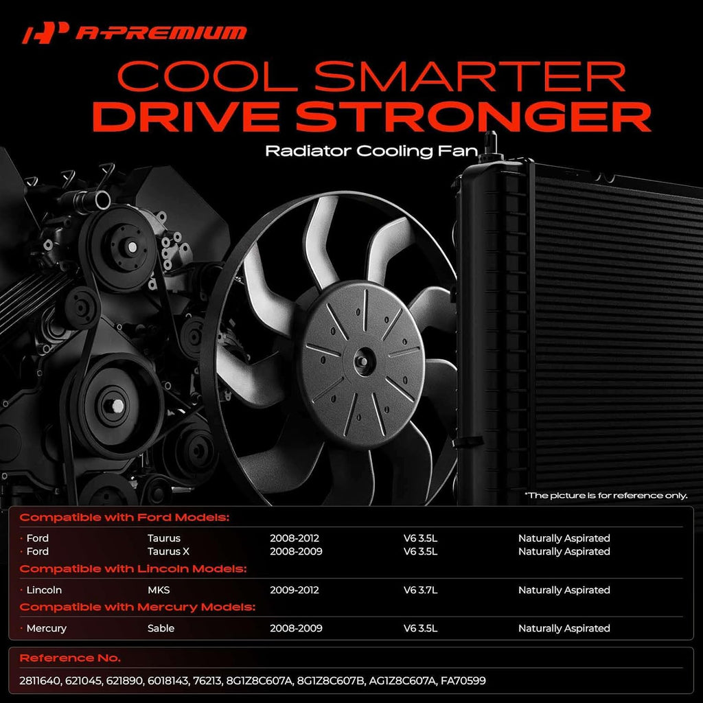 A-Premium Engine Radiator Cooling Fan Assembly