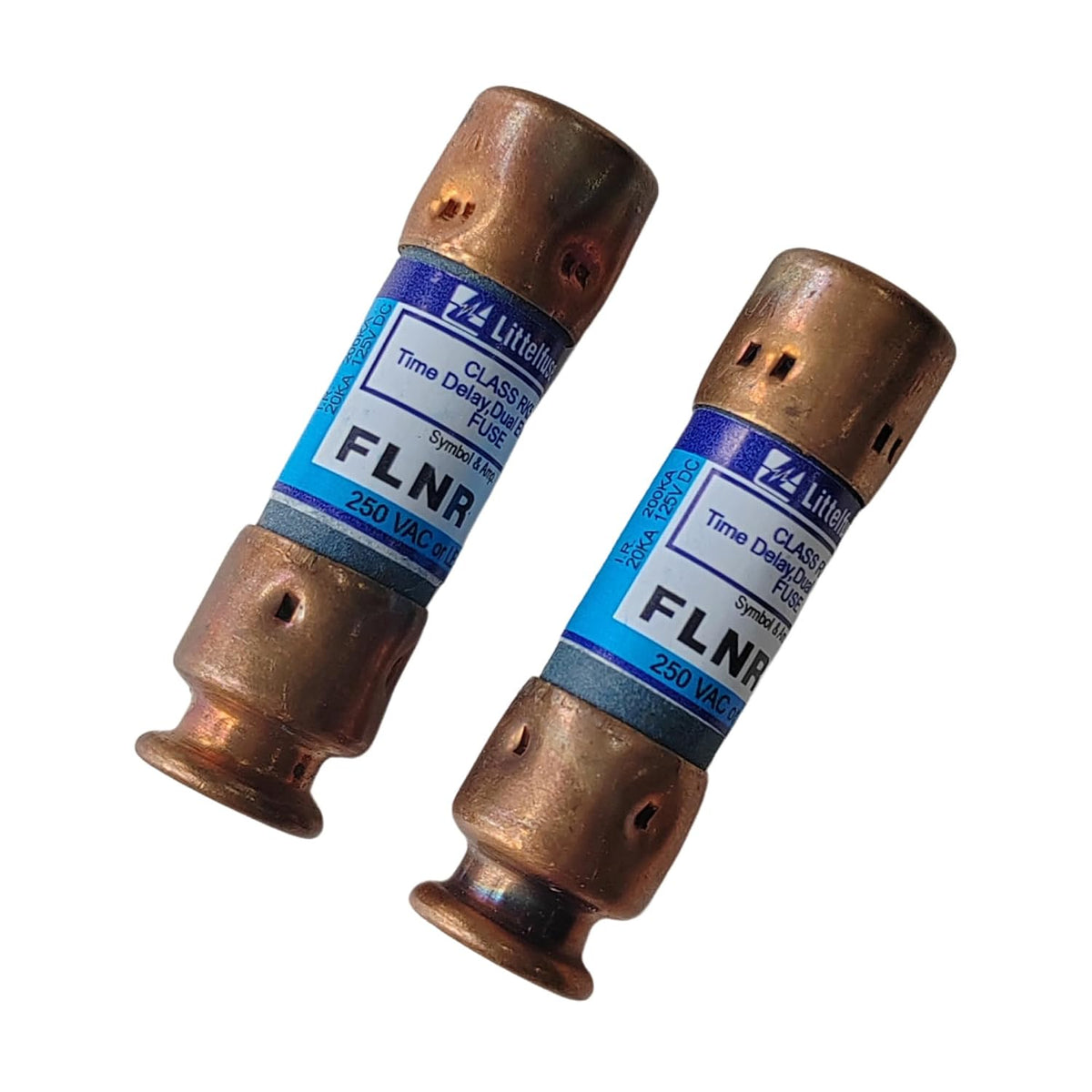 2pcs FLNR-25 25Amp 250V Time-Delay Cartridge Fuse