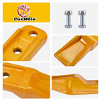 CarBole 6 Pcs Digging Bucket Teeth with Bolts for Skid Steer Loader Backhoe