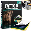 100 Sheets Tattoo Transfer Paper, Thermal Stencil Paper for Tattooing