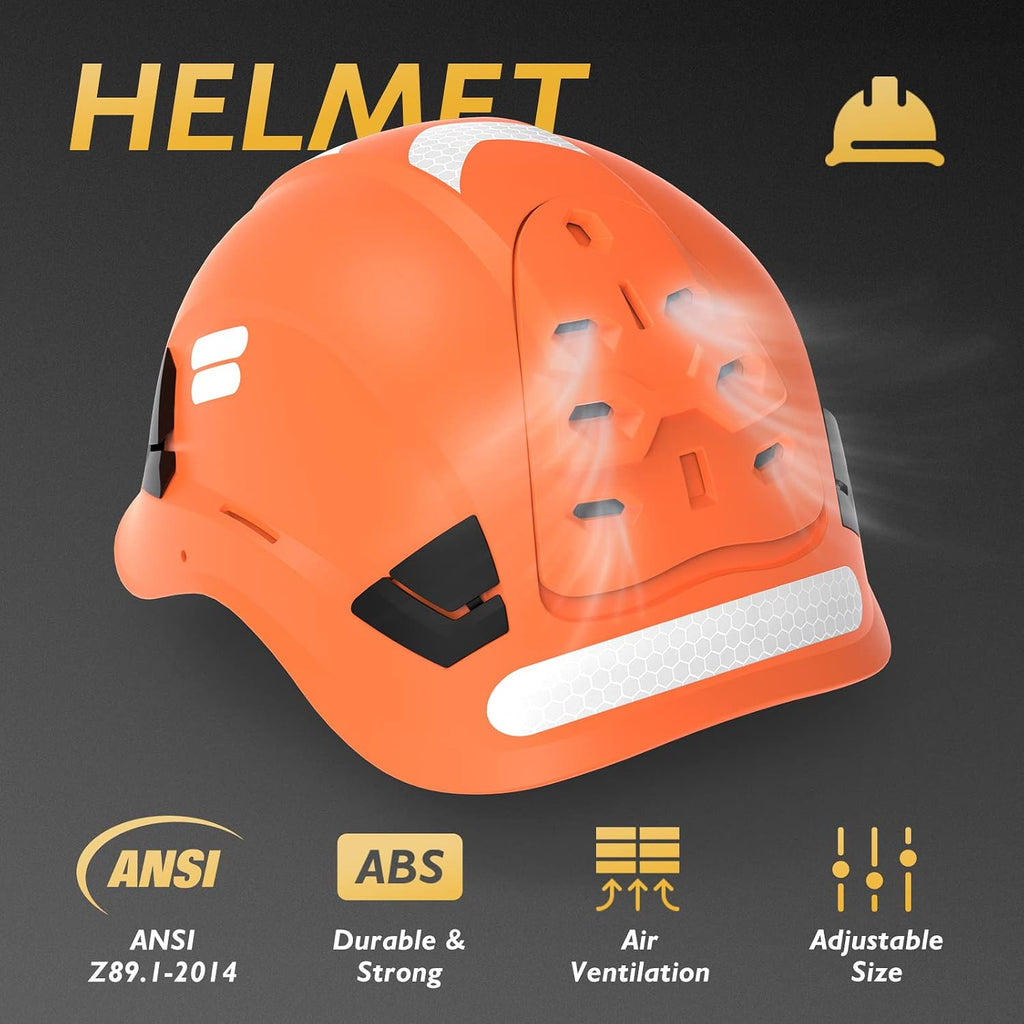 Chainsaw Helmet with Face Shield and Ear Muffs, Forestry Safety Helmet, ANSI Z89.1 Certified Arborist Helmet